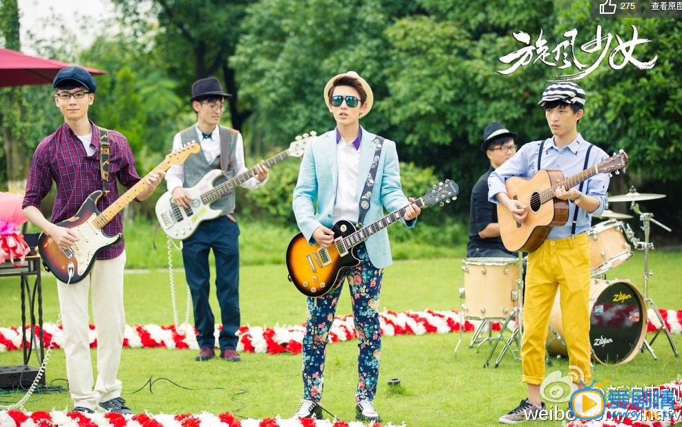 鏇風少女熱播 楊洋胡冰卿甜蜜互食棉花糖(組圖)