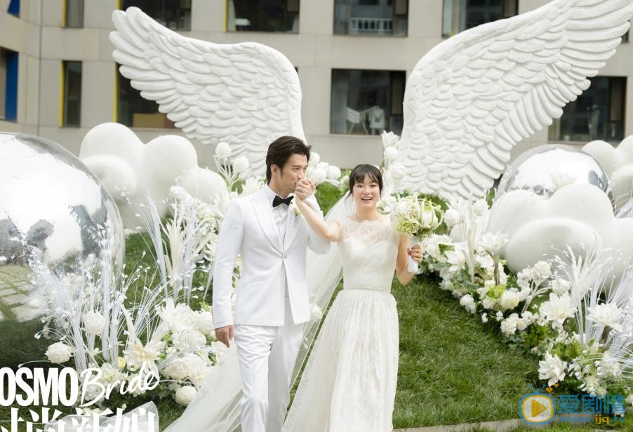 黃璐個人資料簡介 黃璐和老公范瑋結婚照