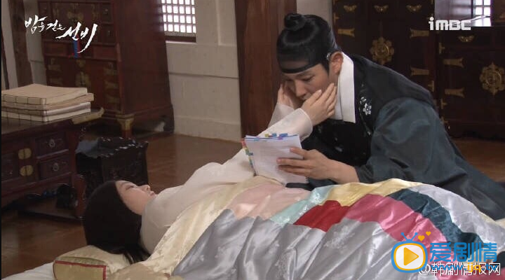 夜行書生花絮照曝光 李準基吻李侑菲吻到腰疼(高清組圖)