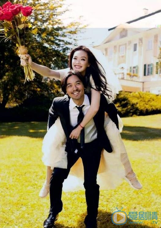 舒淇與馮德倫婚紗照