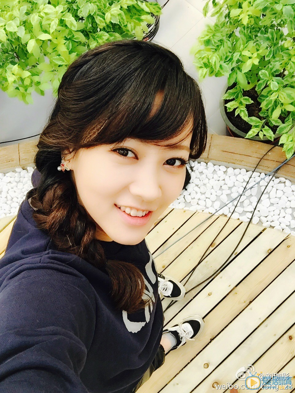 電視劇麻雀中柳美娜扮演者劉珈彤生活照