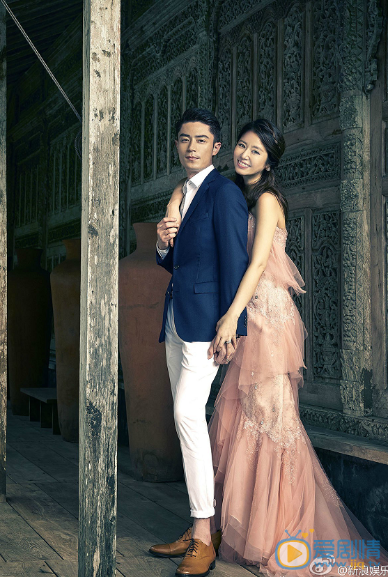 林心如霍建華婚紗照首度曝光 畫風唯美甜蜜虐狗