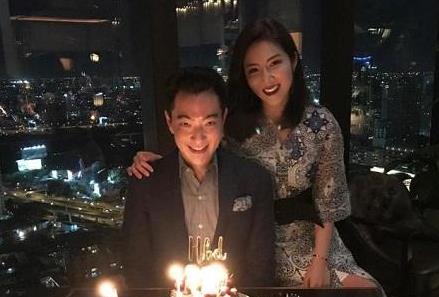 廖碧兒個人資料簡介 廖碧兒和盧啟賢合照