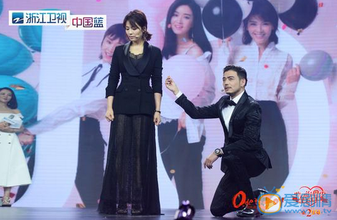 歡樂頌2首映禮 楊爍向劉濤求婚示愛