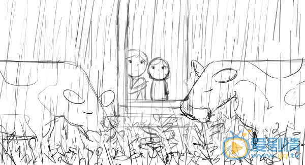 《海洋之歌》曝黑白手稿  簡約線條勾勒幾何之美