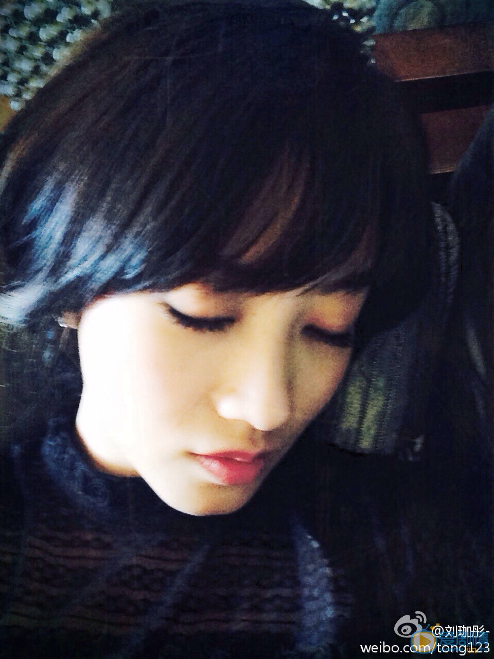 電視劇麻雀中柳美娜扮演者劉珈彤生活照