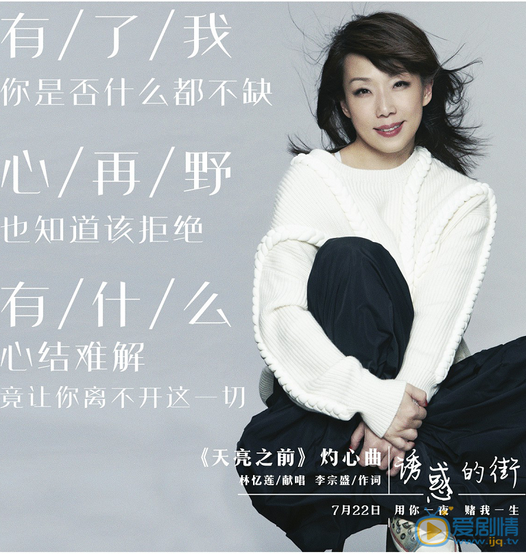 林憶蓮獻唱電影天亮之前主題曲《誘惑的街》