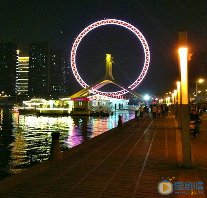 天津濱海新區夜景