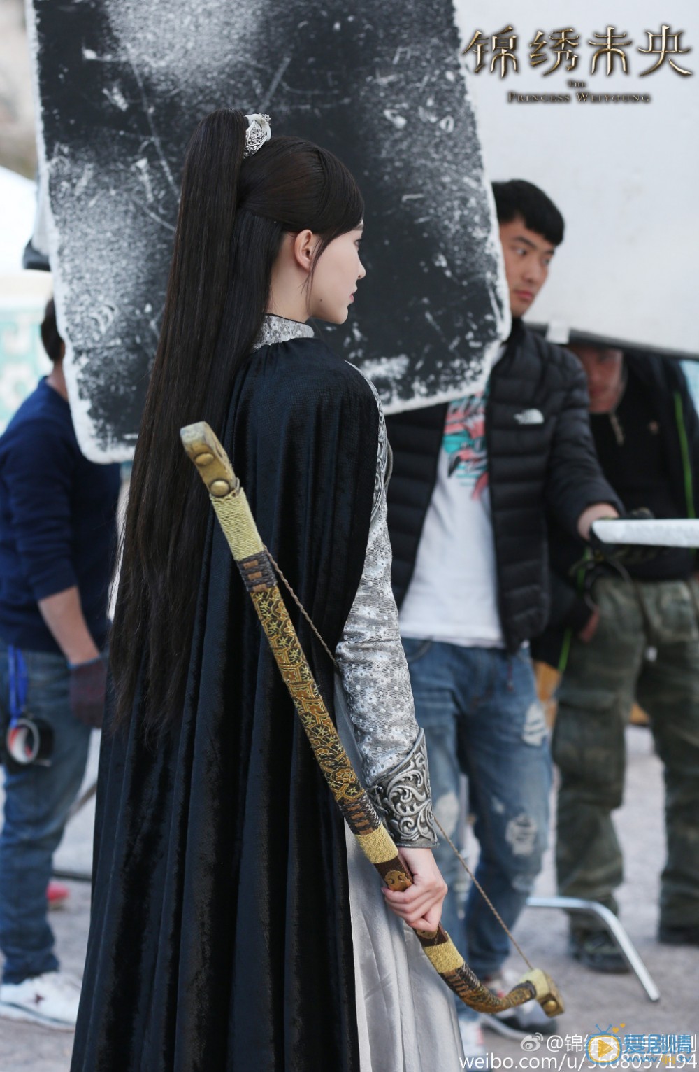 《錦繡未央》幕後片場照曝光 原來唐嫣這么拼（組圖）