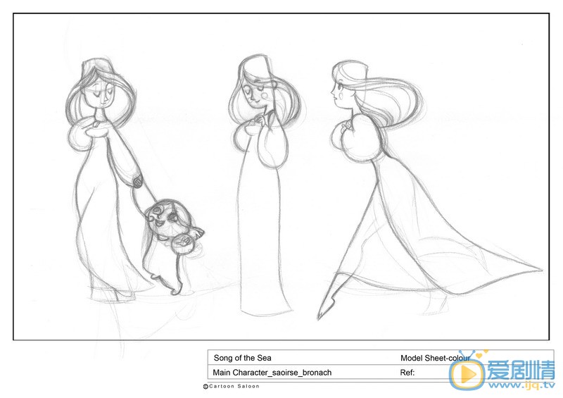 《海洋之歌》曝黑白手稿  簡約線條勾勒幾何之美