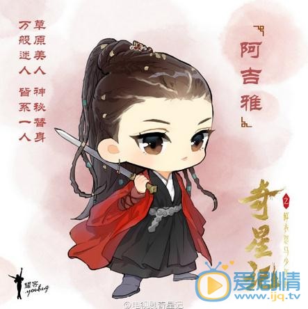 奇星記之鮮衣怒馬少年時將播 五大主演萌版海報來襲