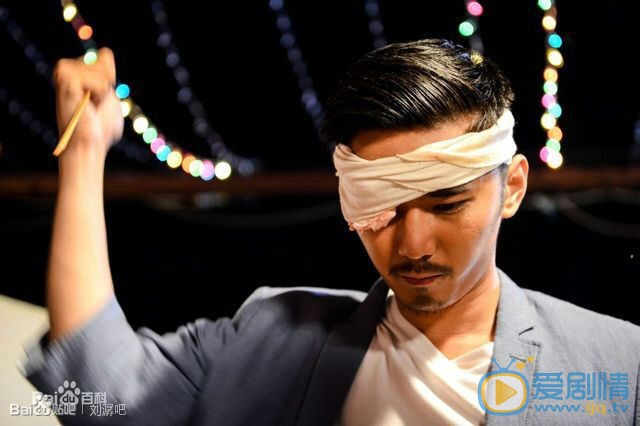 劉潺飾演《神犬奇兵》中白峰  劉潺《神犬奇兵》劇照