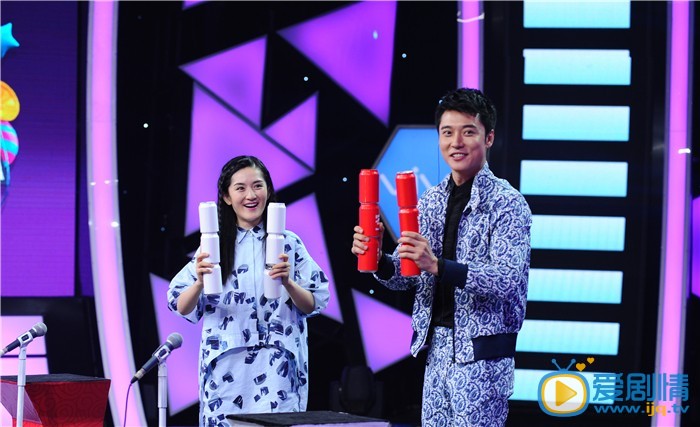 《花千骨》做客快樂大本營 霍建華馬可張丹峰高清現場照！（組圖）