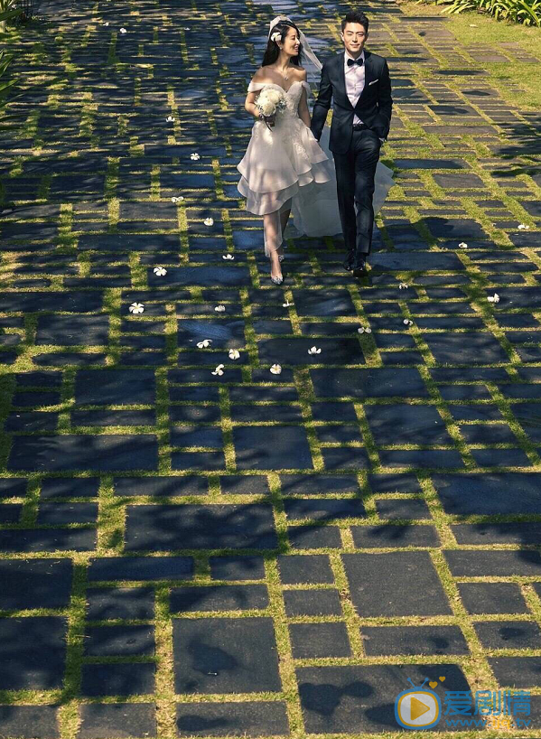 林心如霍建華婚紗照首度曝光 畫風唯美甜蜜虐狗